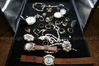 RINGS (14); WATCH (4); WATCH, POCKET (2); EARRING, PAIR (1); CHARM (1); CLIP (1)