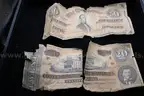 BILLS (2); $1 COIN (3); HALF $ (28); QUARTERS (139); DIMES (4); NICKELS (2); PEN