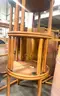 USED LIBRARY FURNITURE (5 TABLES, 20 CHAIRS )