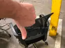 Lot of 7 rolling office chairs (1 needs repair)