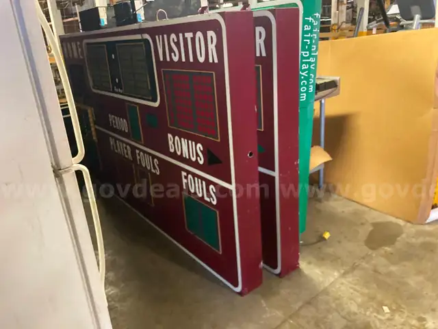 Lot of 4 Score Boards