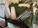 Lot of 12 pole tents - various conditions