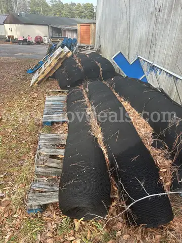 12 Rolls, New Barrier Netting. 50’ X 150