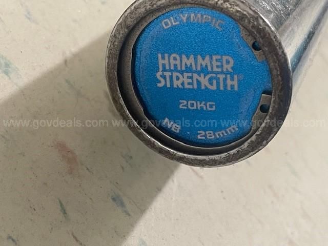 Hammer strength olympic online bar