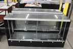 (2) merchandise glass display cases
