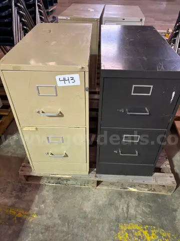 2ea 2 drawer filing cabinets