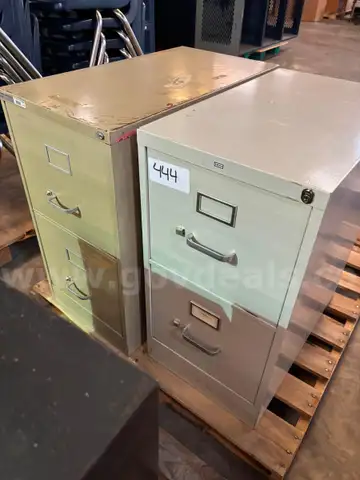 2ea 2 drawer filing caninets