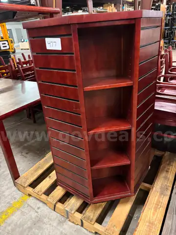 Office Book Quad with 4 side adjustable shelving - 2 each