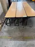 Picnic Style luncheon tables 3ea