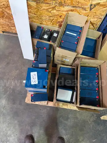 Approximately 50 scrap batteries