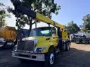 National 500E mounted on 2006 International 7500 T/A Flatbed Truck