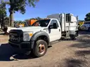 2015 Ford F-550  Martco Pak-Rat 10 Cu Yard Side Load Garbage Truck