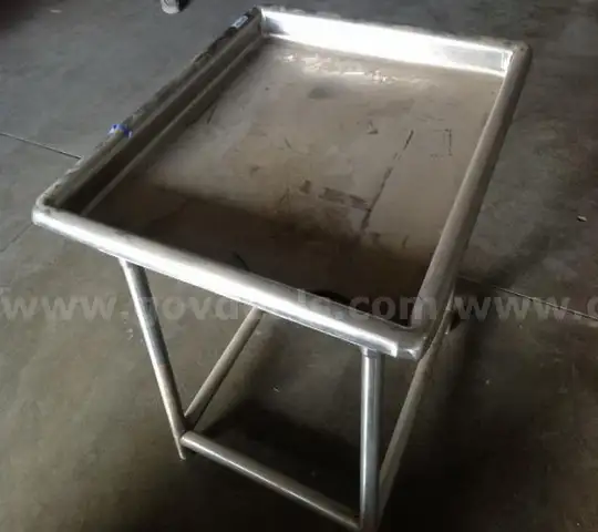 36in by 36in Stainless steel Table