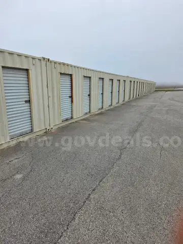 40' Container each containing 6 storage lockers