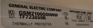 Four (4) NON working built in GE dishwashers (parts only)
