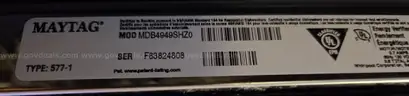 Four (4) NON working built in GE dishwashers (parts only)