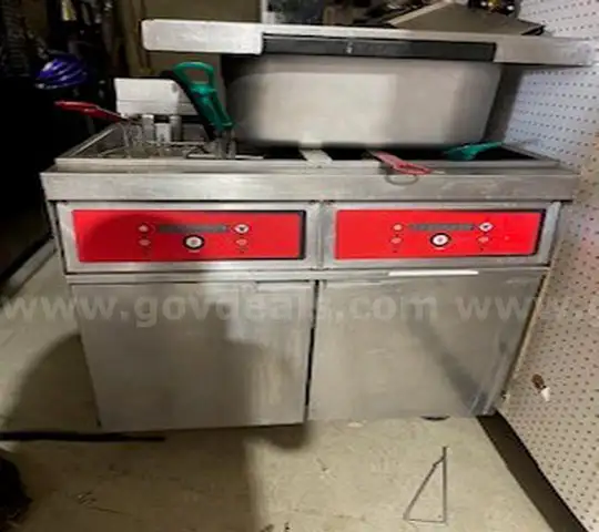 Vulcan Hart Double Electric Fryer Model 2ER50DF