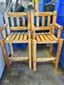 Wooden Chairs (Set of 3)