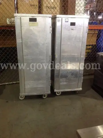 2ea New Age Industrial Mobile aluminum  transport carts