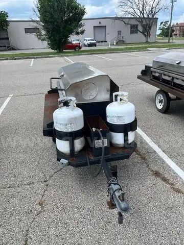 Lazy-Man Charcoal Type Gas Broiler