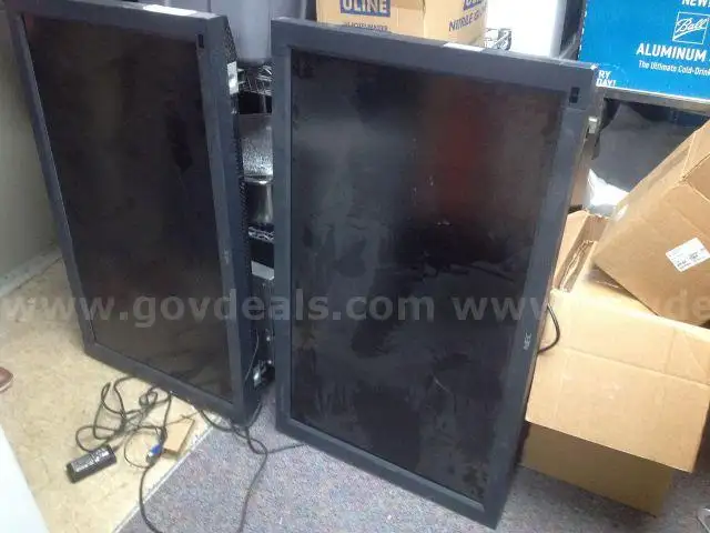 2ea NEC Mdl LCD4010 Display systems