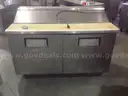 True Mdl TSSU-60-16  2Dr Refrigerated sandwich prep workstation
