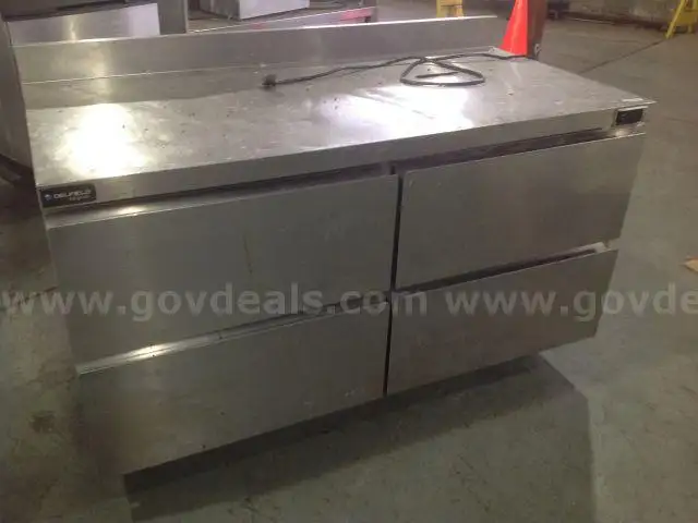 Delfield Mdl GUR698P-D-OE 4Dr Refrigerated food prep workstation