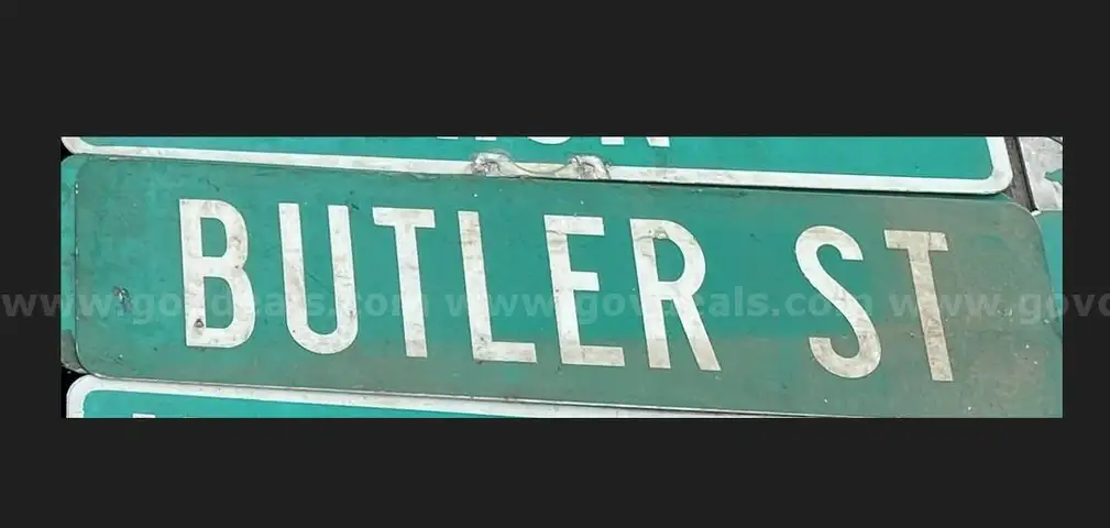 Retired Village Street Sign - Butler St