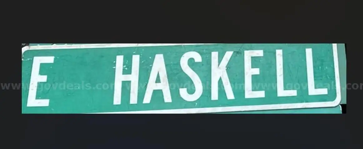 Retired Village Street Sign - E Haskell