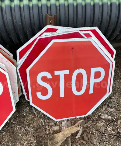 Retired Village Stop Sign