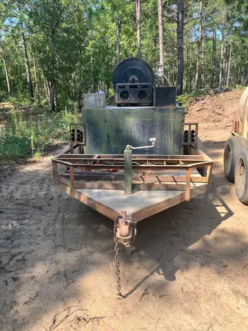 Used Prescribed Burn Trailer - w/ pump engine, 400 gal tank, and hose reel