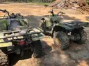 Lot of 2 Yamaha Big Bear 400 ATV&#x27;s - Early 2000&#x27;s models