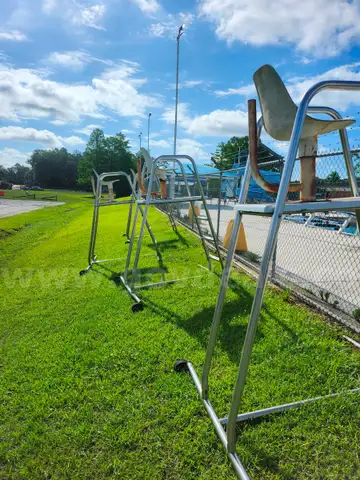 Lot (5)  Life Guard High Rise Chair Stands
