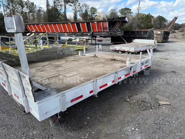 Aluminum 8 x 14 Ft Flatbed w/Built in Water Tank