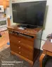 Large lot of hotel furniture in good used condition. Includes sofas, dressers, chairs, desks, and more!