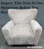 Onsite, Buy Now-Ebern Designs Alonzo Upholstered Club Chair with Round Wooden Legs-Non Refundable