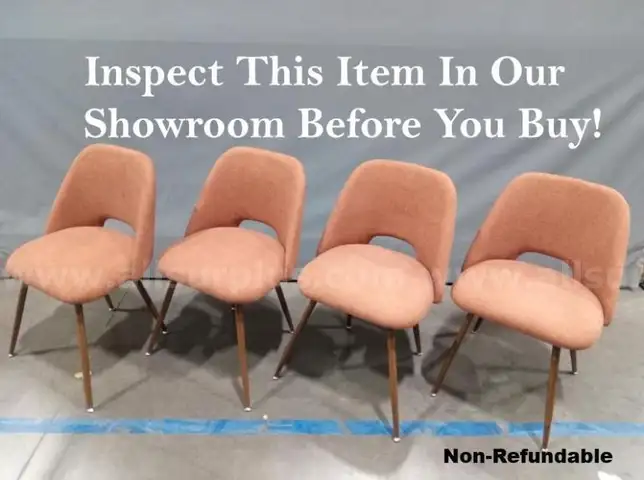 Onsite, Buy Now-Wade Logan Aunnika Upholstered Walnut Dining Chairs, Set Of 4-Non Refundable
