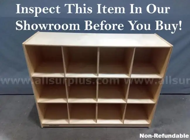 Onsite, Buy Now-12 Compartment Birch Plywood Cubby -Non Refundable