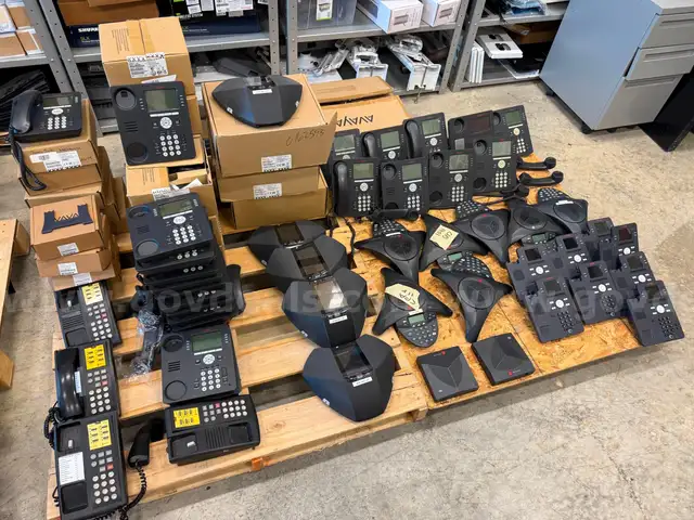 43 AVAYA digital phones along with 8 AVAYA Conference phones as well  as 7 Polycom conference phones