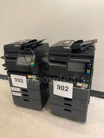 2 Toshiba e-studio 4508A DP-4508a MFD Printer Copier Scanner