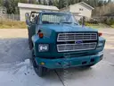 1994 Ford F700 Truck with Work Box and Crane/ Cummins Diesel Engine