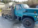 1994 Ford F700 Truck with Work Box and Crane/ Cummins Diesel Engine