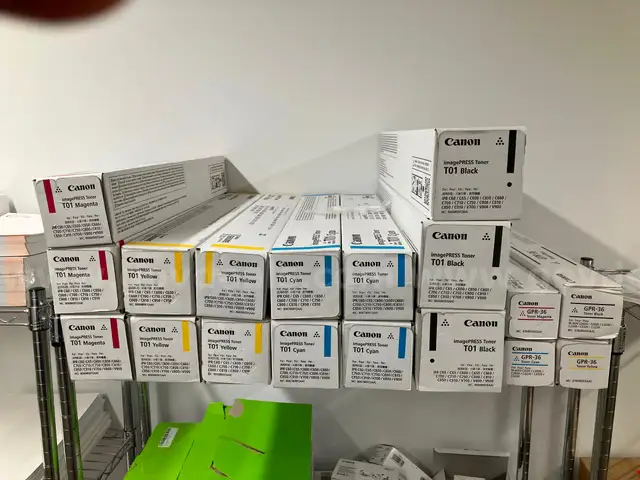LOT of Canon Copier Toner