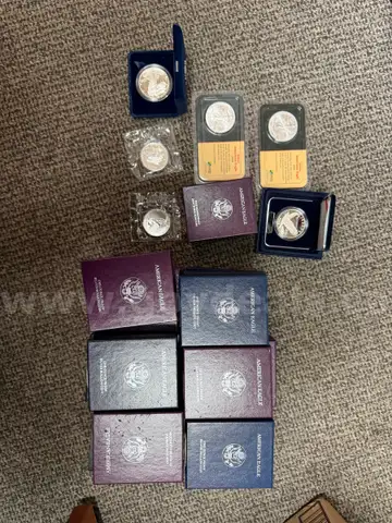 37 Ounces of Pure Silver Coins
