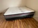 Queen Mattress with Box Spring and Metal frame