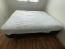 Queen Mattress with Box Spring and Metal frame