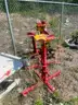 Four automotive service jacks