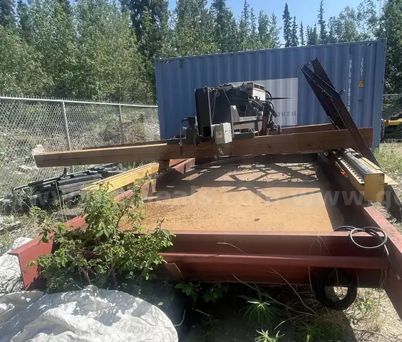 CNC Oxyacetylene cutting table. Parts missing