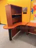Large two-piece office desk