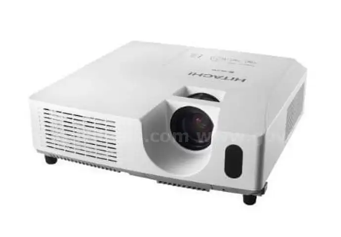 Lot of 2 Hitachi CP-X2010 LCD Projectors - 2200 ANSI Lumens, XGA, 1024x768, 500:1, USB, Remote Control
